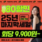 12월에 큰행사 온다! 놓치면 후회하는 연말 특별 이벤트!!