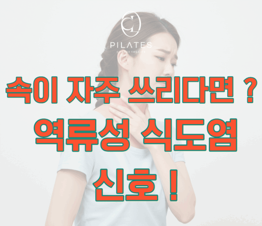 동백 필라테스 ㅣ 속이 자주 쓰리다면 ? 역류성 식도염의 신호 !